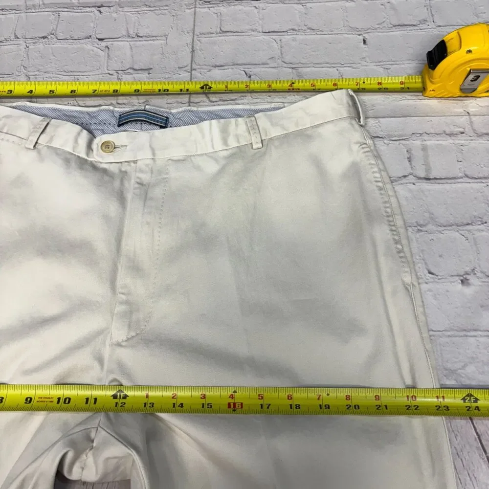 NWT Peter Millar Men Flat Front Chino Pants Size 38x36 Antique Wash D119 -18